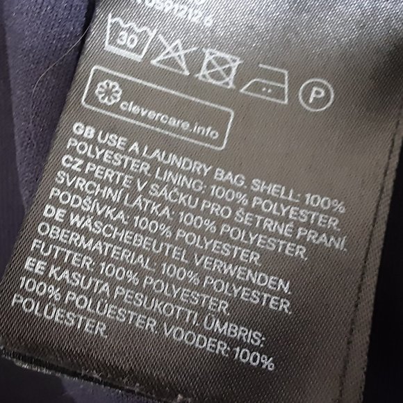 H&M navy blue skirt with gold pattern Size S - Picture 5 of 5